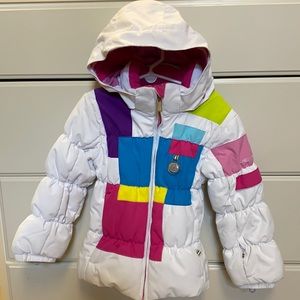 Obermeyer ski jacket. Bright colored